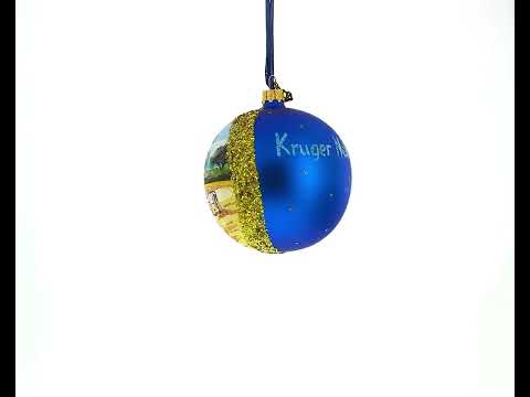 Kruger National Park, South Africa Glass Ball Christmas Ornament 4 Inches