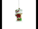 Festive Delivery: Mailbox with Letters and Gifts - Blown Glass Christmas Ornament