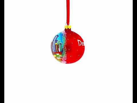 Denver, Colorado Glass Ball Christmas Ornament 3.25 Inches