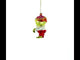 Dapper Zombie in Formal Attire Glass Christmas Ornament