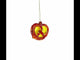 Twisted Pretzel Blown Glass Christmas Ornament