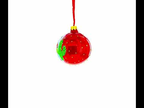 Latin American Dancers Blown Glass Christmas Ornament 3.25 Inches