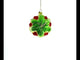 Elegant Poinsettia with Mother of Pearls Blown Glass Christmas Ornament