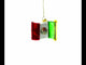 Bandera de México - Adorno navideño de vidrio soplado