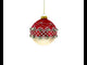 Elegant Laced Pink - Blown Glass Christmas Ornament