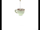 Cozy Hot Cocoa Cup Blown Glass Christmas Ornament