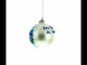 Les Portes du Soleil Ski Resort, Switzerland and France Glass Christmas Ornament