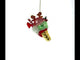 Icy Delights Christmas Ice Cream Glass Christmas Ornament