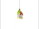 Vibrant Coral Reef Fishes Blown Glass Christmas Ornament