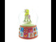 Lullaby Teddy on Rocking Horse Musical Water Snow Globe