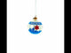 Chicago Flag Glass Ball Christmas Ornament 3.25 Inches