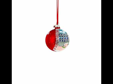 U.S. Naval Academy, Annapolis, Maryland, USA Glass Ball Christmas Ornament 3.25 Inches