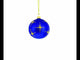 Serene Baby Jesus Sleeping Nativity Scene Blown Glass Ball Christmas Ornament 4 Inches