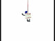 Smiling Baseball Character with Cap Resin Christmas Ornament