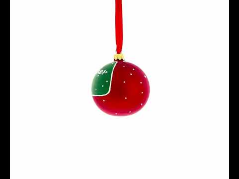 The Teacher Blown Glass Ball Christmas Ornament 3.25 Inches