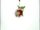 Stylish Pitbull Blown Glass Christmas Ornament