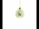 Textured Golf Ball Blown Glass Christmas Ornament