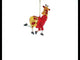 Statuesque Stylish Giraffe Blown Glass Christmas Ornament