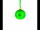 Girl Playing Tennis Blown Glass Ball Christmas Ornament 3.25 Inches