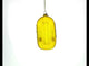 Sunny Yellow Rubber Boat Blown Glass Christmas Ornament