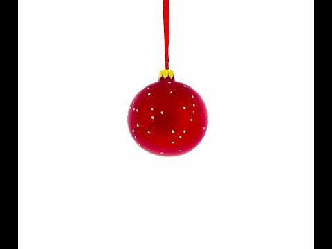 Cashier Blown Glass Ball Christmas Ornament 3.25 Inches