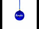 Memphis at Night, Tennessee Glass Ball Christmas Ornament 3.25 Inches