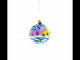 Ukrainian Winter Village Church Glass Ball Christmas Ornament 4 Inches