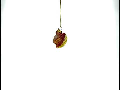 Chocolate Candy - Blown Glass Christmas Ornament