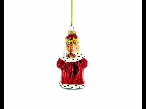 Bull the King Mini Glass Christmas Ornament