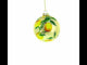 Lemons on a Tree Branch Blown Glass Christmas Ornament