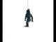 Elusive Bigfoot Blown Glass Christmas Ornament