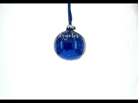 Concert Hall Los Angeles, California Glass Ball Christmas Ornament 3.25 Inches