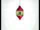 Vintage Tinsel Retro-Inspired Blown Glass Christmas Ornament