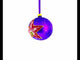 Hollywood, California, USA Glass Ball Christmas Ornament 4 Inches