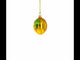 Seasonal Pumpkin Mini Glass Christmas Ornament