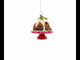 Glazed Cake Blown Glass Christmas Ornament