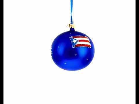 Castillo San Felipe del Morro, San Juan, Puerto Rico Glass Ball Christmas Ornament 4 Inches