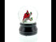Melodic Red Cardinal Serenade: Musical Water Snow Globe with Tree Branch
