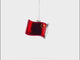 Waving Flag of China Blown Glass Christmas Ornament