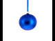 Pacifist Blown Glass Ball Christmas Ornament 4 Inches