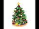 Tabletop Tree Spinning Musical Christmas Figurine