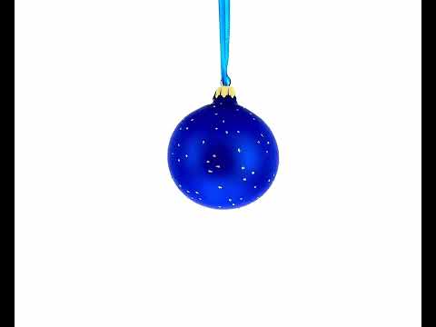 Hardworking Truck Driver Blown Glass Ball Christmas Ornament 3.25 Inches