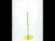 Double Ball Clear Mouth Blown Glass Christmas Tree Topper 12.5 Inches