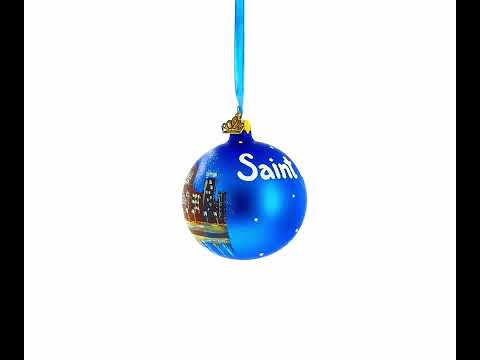 Gateway Arch, St. Louis, Missouri Glass Ball Christmas Ornament 3.25 Inches