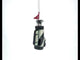 Sporty Golf Bag with Clubs - Blown Glass Christmas Ornament