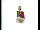 Carolers by a Vintage Lantern - Blown Glass Christmas Ornament