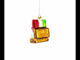 Landmarks of Rome, Italy Blown Glass Christmas Ornament