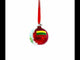 Old Town in Vilnius, Lithuania Glass Ball Christmas Ornament 3.25 Inches