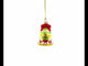 Decorated Bell Mini Glass Christmas Ornament