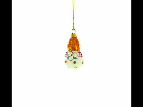 Carlson from Classic Fairytale Mini Glass Christmas Ornament